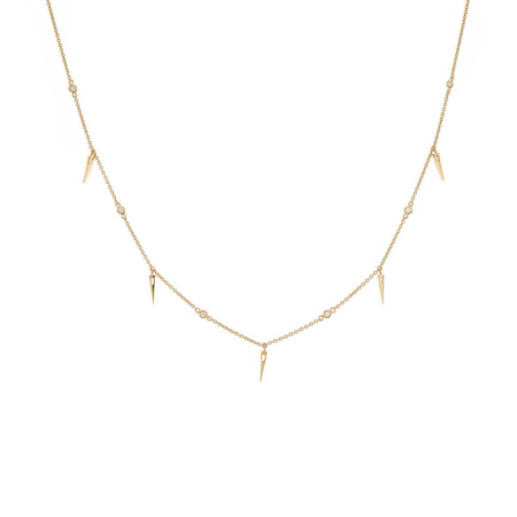 Gold necklace CELEBRITY skewers 108 - Diamond Necklaces