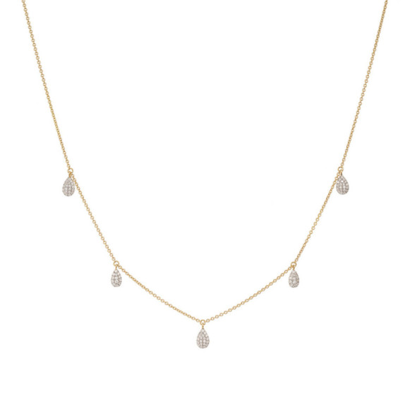 Gold Halskette Gotas Celebrity 108 - Diamant Halsketten