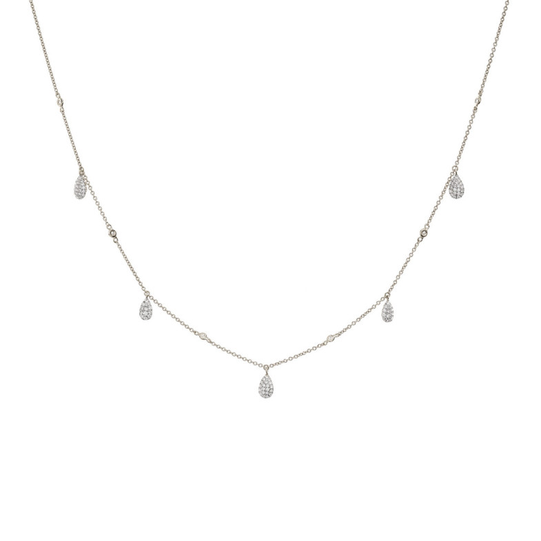 Gold Drops Necklace CELEBRITY - Diamond Necklaces