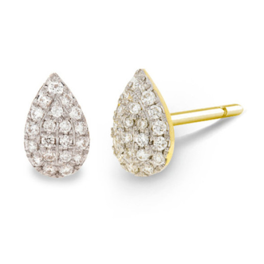 Pendientes Diamantes Gota Celebrity 0.08 - Baptême et premier bijou de communion