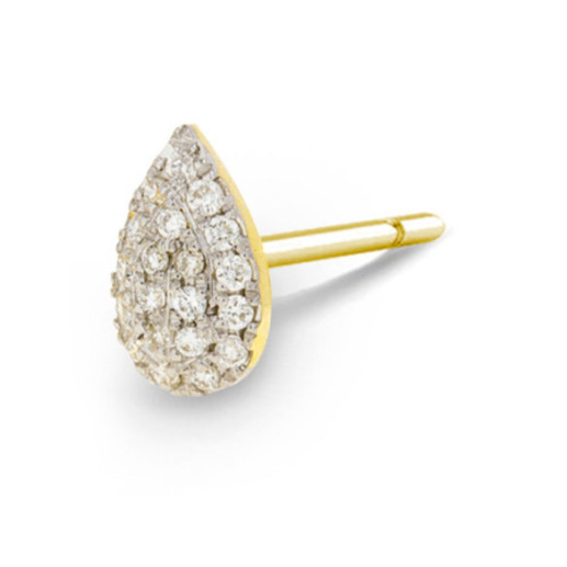 Promi-Tropfenpiercing aus Gelbgold - Piercings de Oro