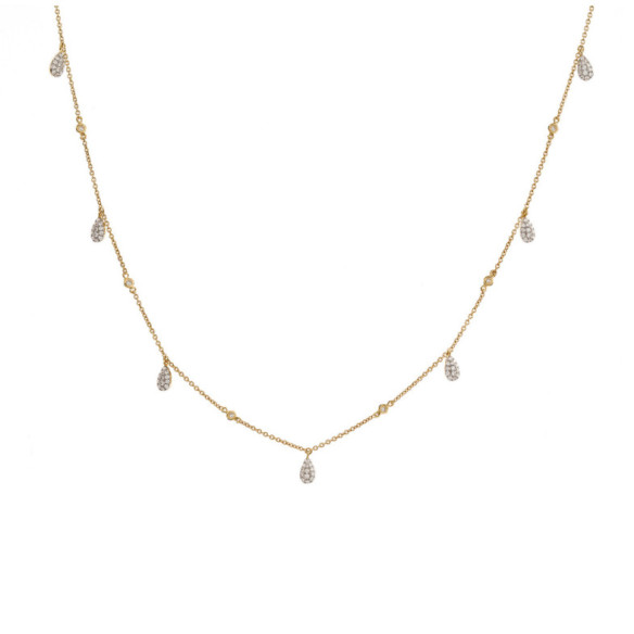 Gold Halskette Gotas Celebrity 108 - Diamant Halsketten