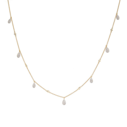 Gold Halskette Gotas Celebrity 108 - Diamant Halsketten