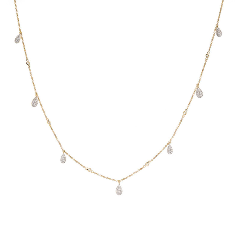 Gold Halskette Gotas Celebrity 108 - Diamant Halsketten