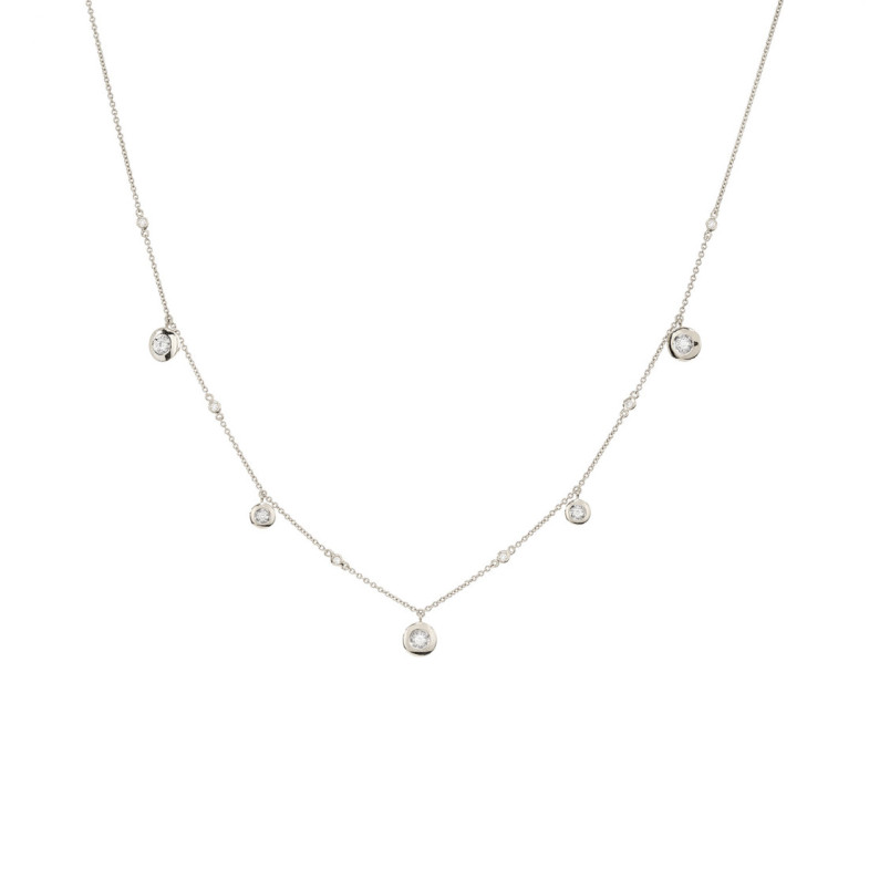 Collar Oro Chatones Celebrity - COLLARES