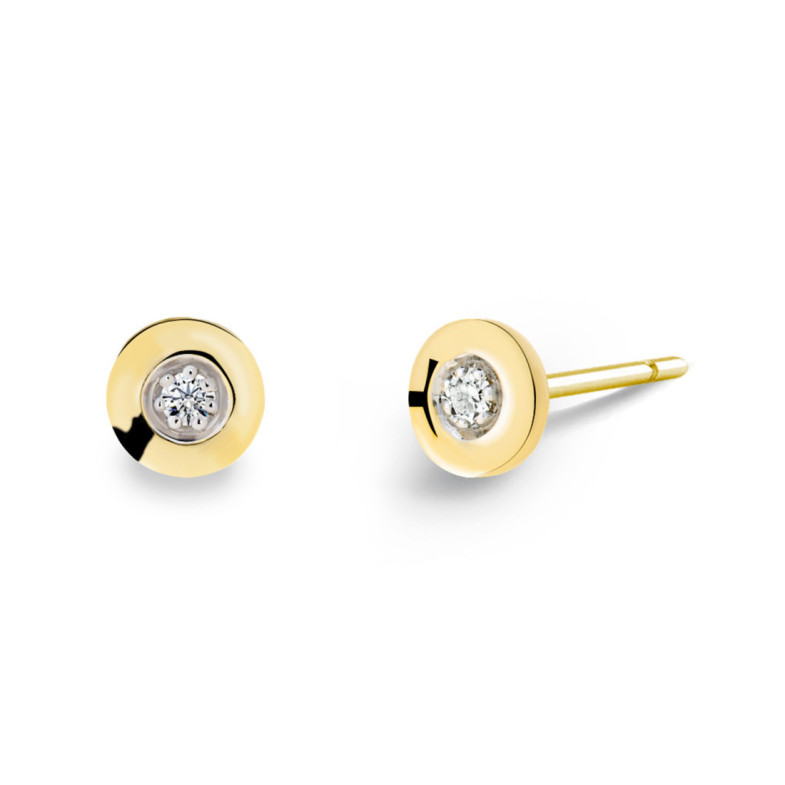 Promi-Chatón-Diamantohrringe 0,08 - Taufe & Erstkommunion Schmuck
