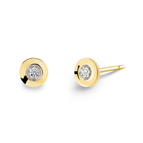 Promi-Chatón-Diamantohrringe 0,08 - Taufe & Erstkommunion Schmuck