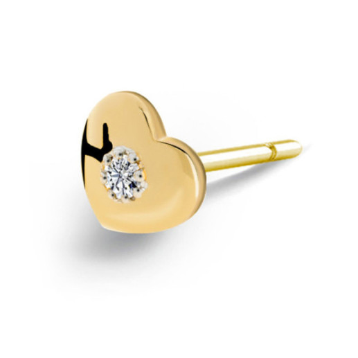 Piercing Heart Celebrity - Ear Gold PiercingGold Piercing