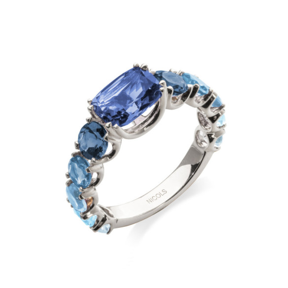 Ring Gold Topaces Regenbogen - Ringe andere Edelsteine