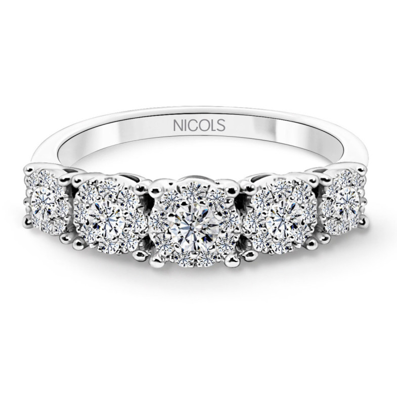 Anillo Eloise Roseton 0.70 - Talla Brillante