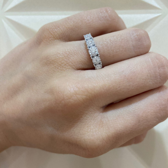 Anillo Eloise Roseton 0.70 - Talla Brillante