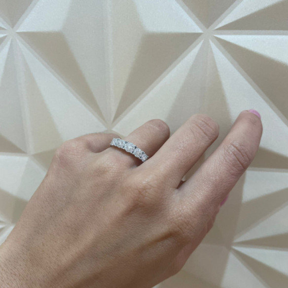Anillo Eloise Roseton 0.70 - Talla Brillante