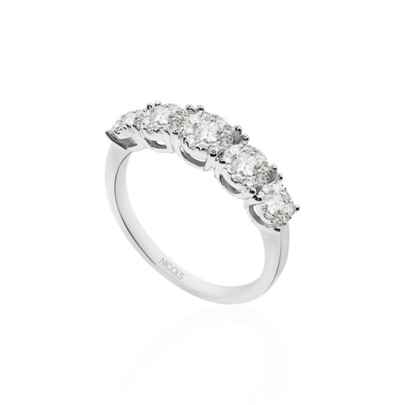 Anillo Eloise Roseton 0.70 - Talla Brillante