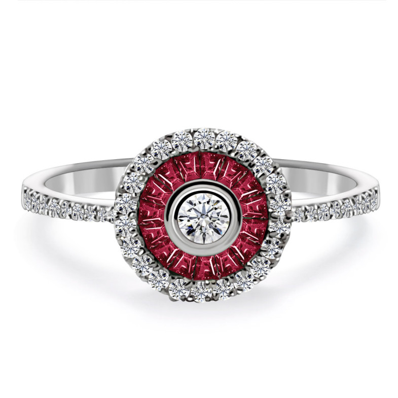 Anillo Ojo De Perdiz Rubi - ANéIS