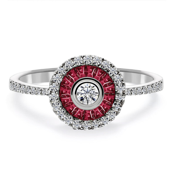 Anillo Ojo De Perdiz Rubi - ANéIS