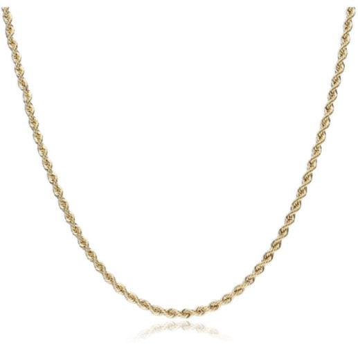 Corrente de ouro Macizo de Cordon 18K 4.5Mm 60Cm - Correntes de ouro homem