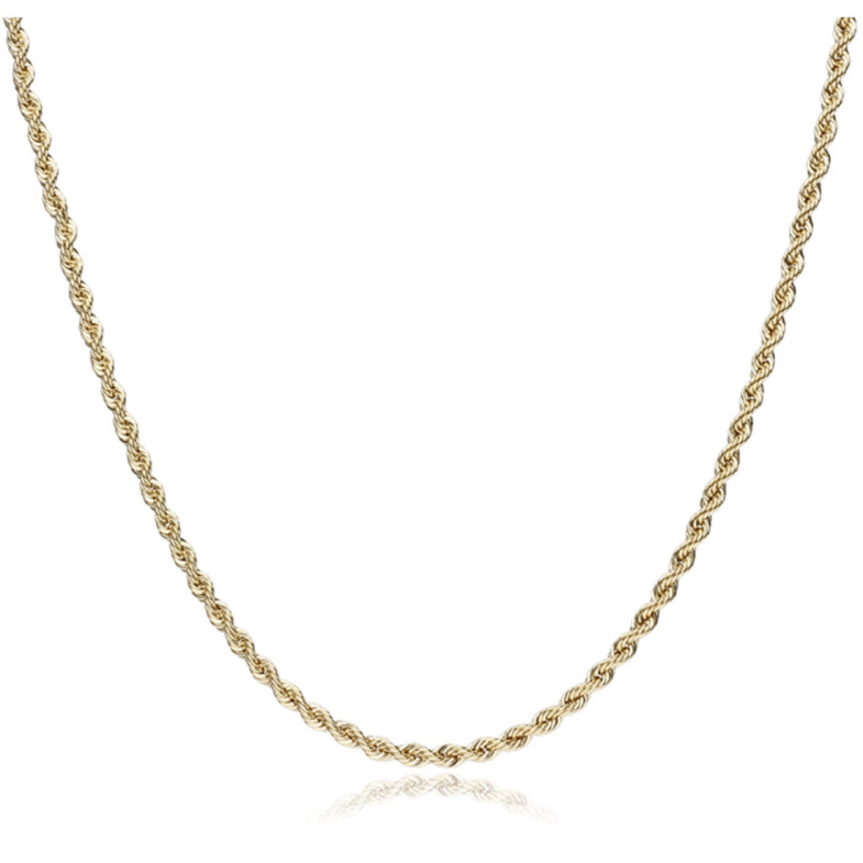 Cadena Oro 18K Cordon Macizo 4.5Mm 60Cm - Homme de chaînes d'or