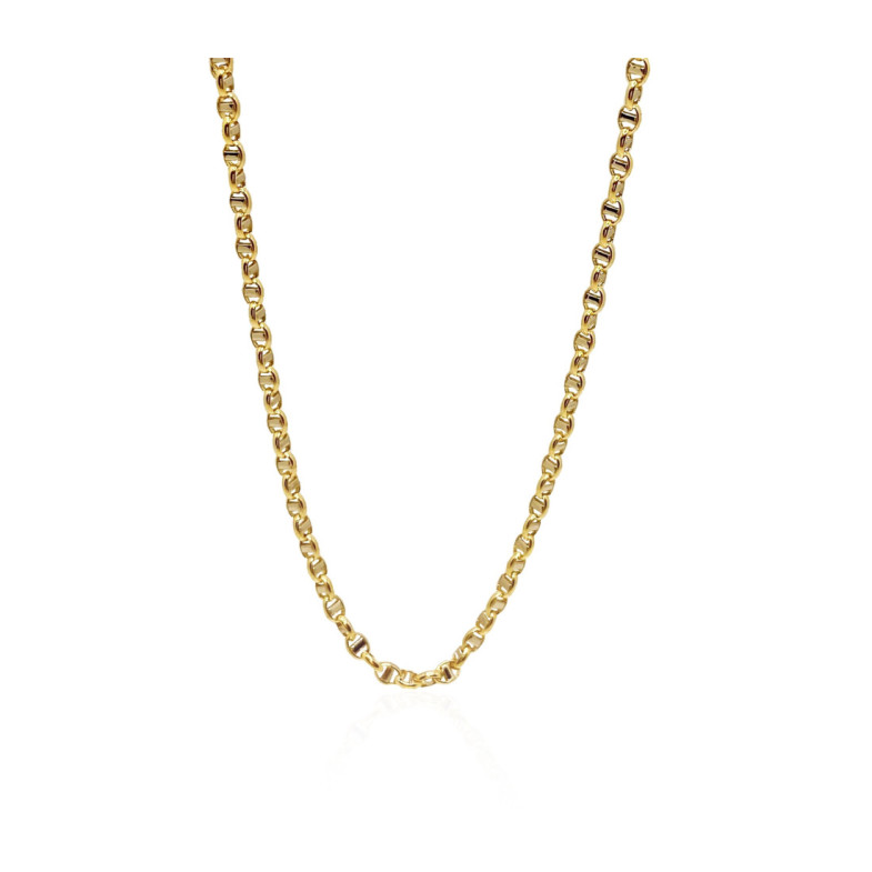 Catena d'oro uomo oro 60 cm, spessore di 3 mm - Catene d'oro uomo