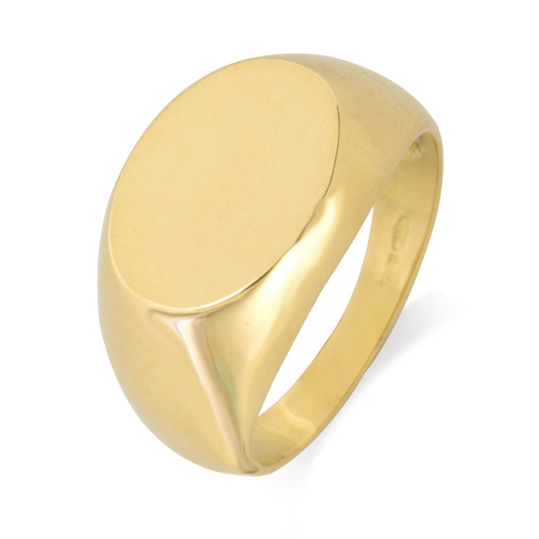 Gold Seal Oval Mate - Man rings stamps