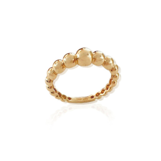 Gold Ring Bolitas Mein erstes Juwel - Goldene Ringe ohne Steine
