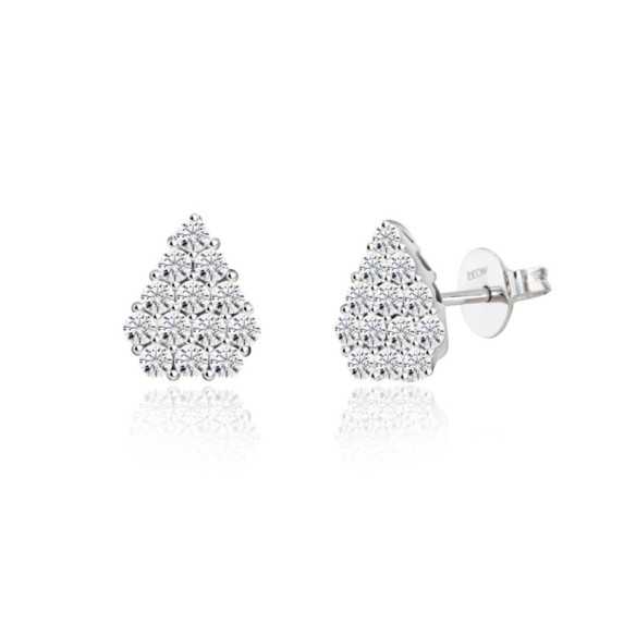 Pendientes Dormilonas Perilla - Pendientes de Novia