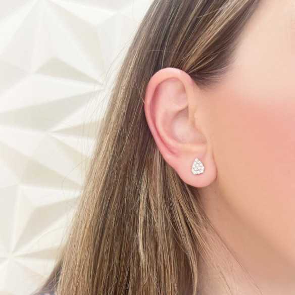 Pendientes Dormilonas Perilla - Pendientes de Novia