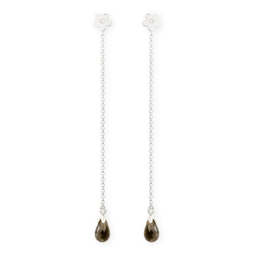 Diamond earrings MAXI XXL - Colored Gemstone Earrings