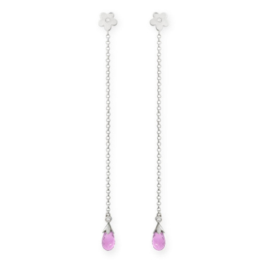 Maxi Xxl Diamante Orecchini - Orecchini altre pietre colorate