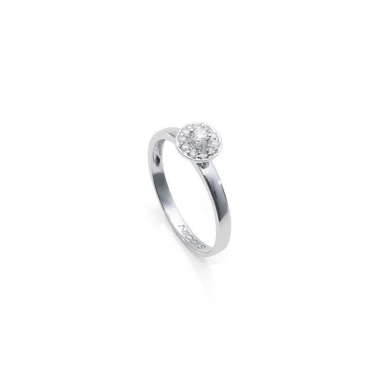 Diamond Ring DIAMOND CLASSIC - White Gold Engagement Rings Solitaire