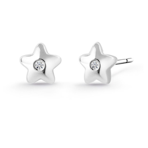 Pendientes Diamantes Dormilonas Estrella - Pendientes de bebe