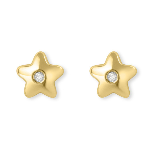 Star diamond stud earrings - Baby Earrings 2