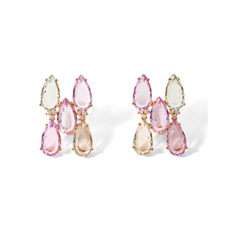 Pendientes Poetry - Pendientes Otras Piedras de Colores