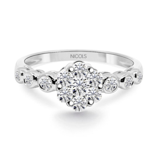 Camelia Diamantring 0.58 - Brillant