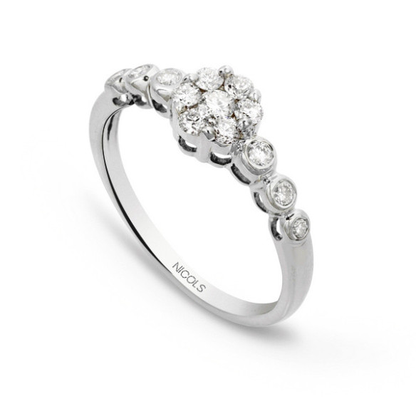Camelia Diamantring 0.58 - Brillant