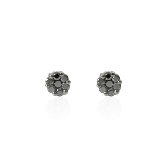Pendientes Diamantes Negros Camelia 0.22 - verschlafenes