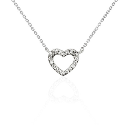 Collar Corazon Diamantes Nicols - Collares de Diamantes