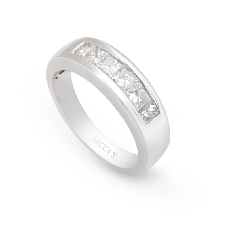 Anillo Diamantes Princesas - media alianza