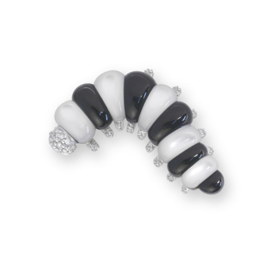 Broche de diamante naturalmente Caterpillar - BROCHES