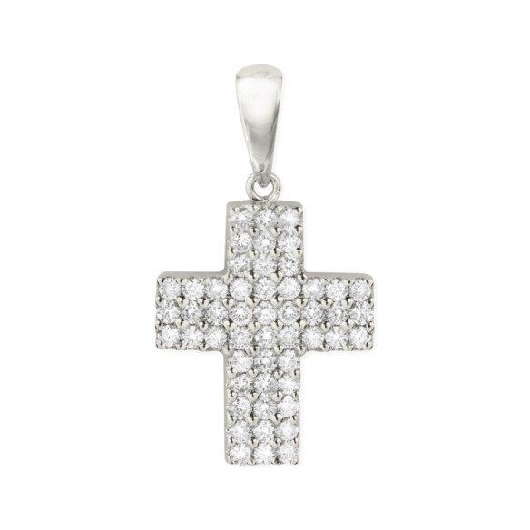 Cruz Diamantes Triple Catholic Sign - Croix de diamant