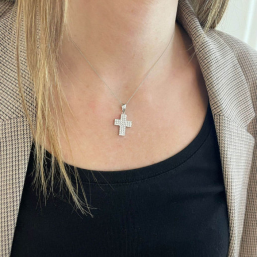 Cruz Diamantes Triple Catholic Sign - Croix de diamant 2