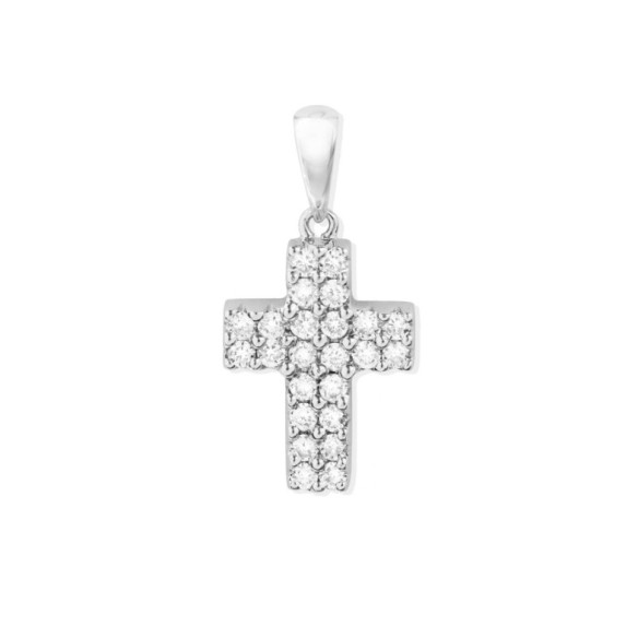 Cruz Diamantes Doble Catholic Sign - Cruces de Diamantes