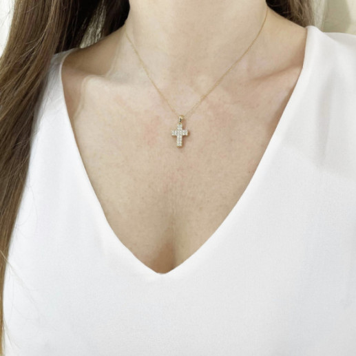 Cross Diamond Double Catholic Sign - Croci di diamante 2