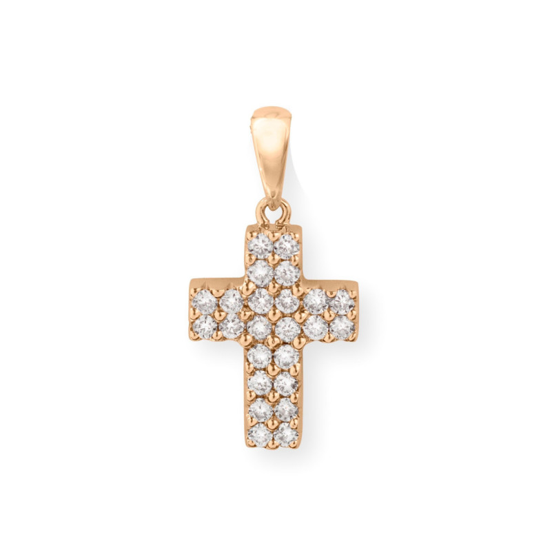 Cruz Diamantes Doble Catholic Sign - Cruzes de diamante
