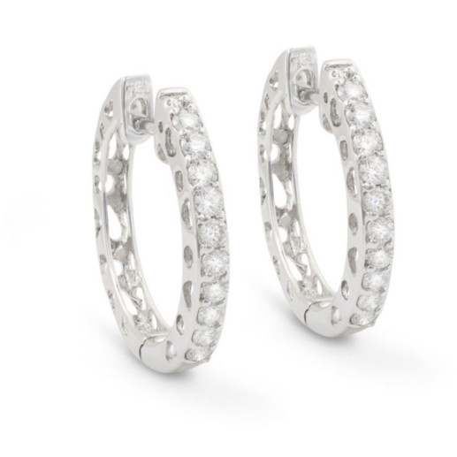 Pendientes Diamantes Aro Criolla - Boucles d'oreilles mariées