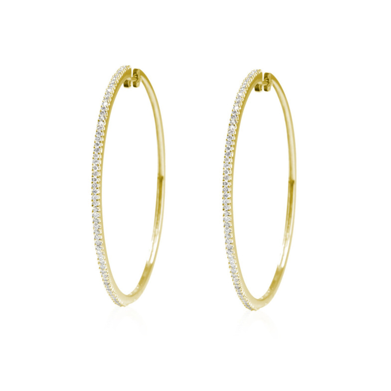Pendientes Aro Oro Hoop - pendientes de aro
