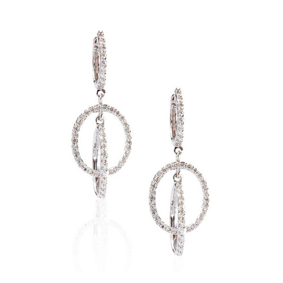 Diamond earrings Classic - Bride earrings