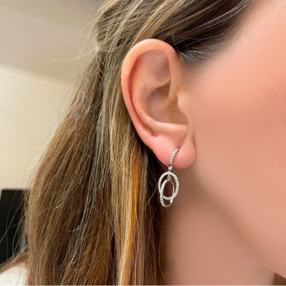 Pendientes Diamond Classic - Boucles d'oreilles mariées