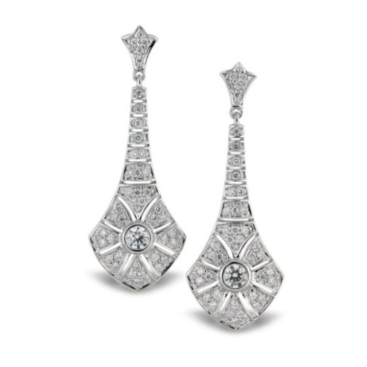 Orecchini di diamante Alhambra - Orecchini della sposa
