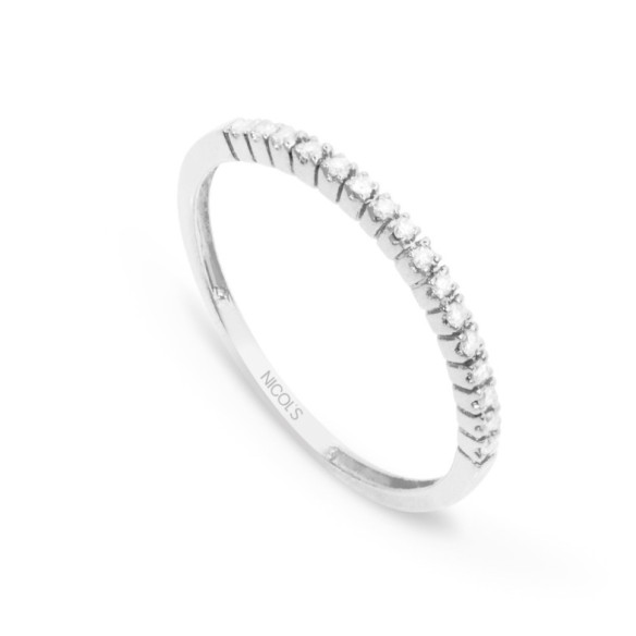 Anello di diamante Azalea 0.09 Oro bianco - Brillante