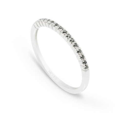 Azalea Black Diamond Ring 0.09 - Brilliant Cut 2